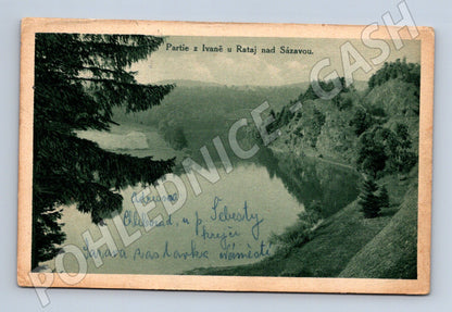Pohlednice Partie z Ivaneč u Rataj nad Sázavou (M13035)