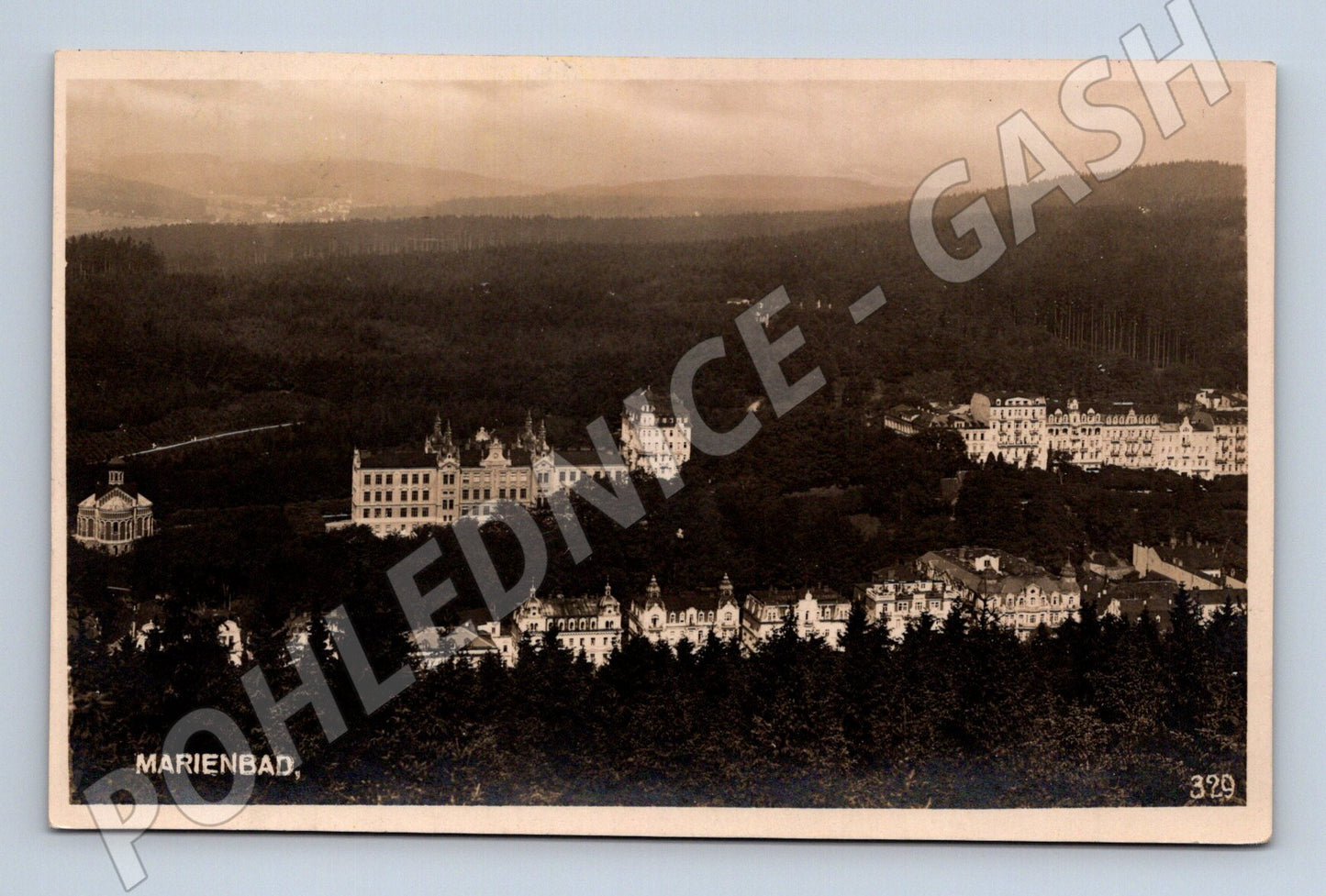 Pohlednice Mariánské Lázně (M13036) 1928, odeslaná