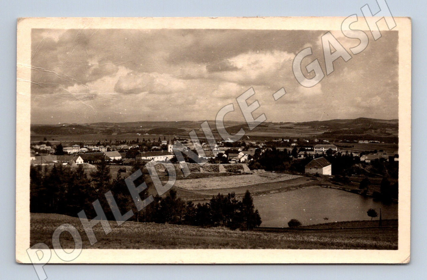 Pohlednice Okříšky panorama (M13048)