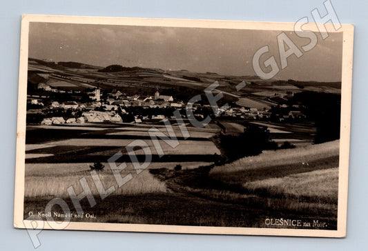 Pohlednice Olešnice na Moravě 1947 (M13050)
