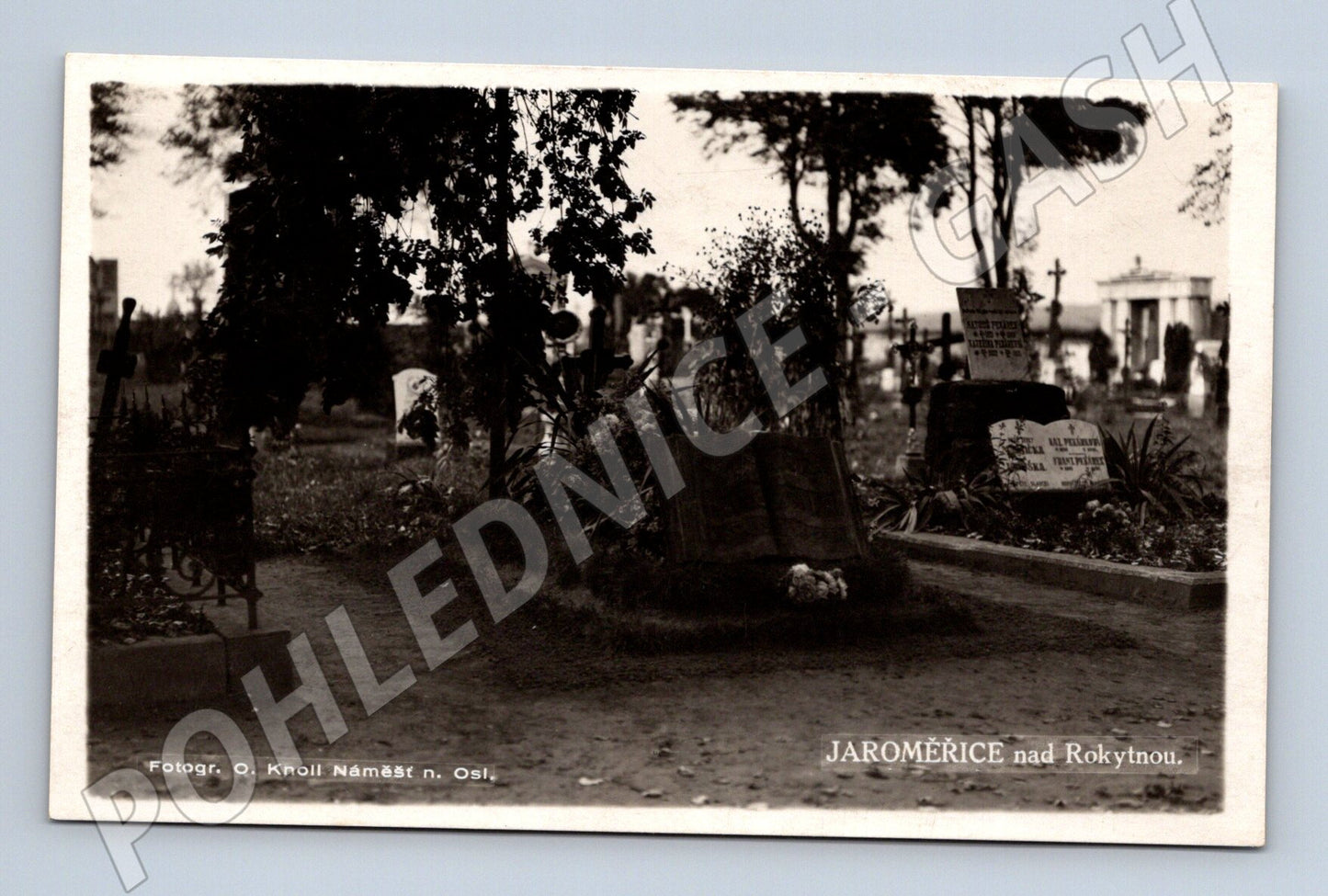 Pohlednice Hřbitov Jaroměřice nad Rokytnou (M13054)