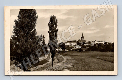 Pohlednice Moravské Budějovice stará do 1950 (M13057)