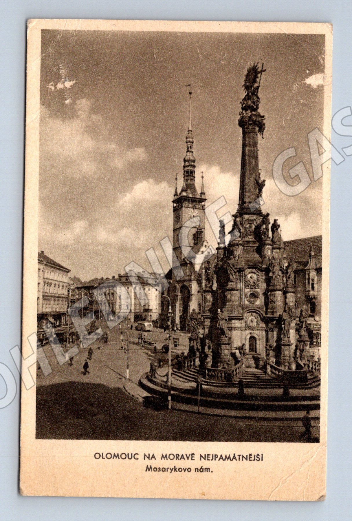 Pohlednice Sloup Nejsvětější Trojice Masarykovo náměstí (M13060)