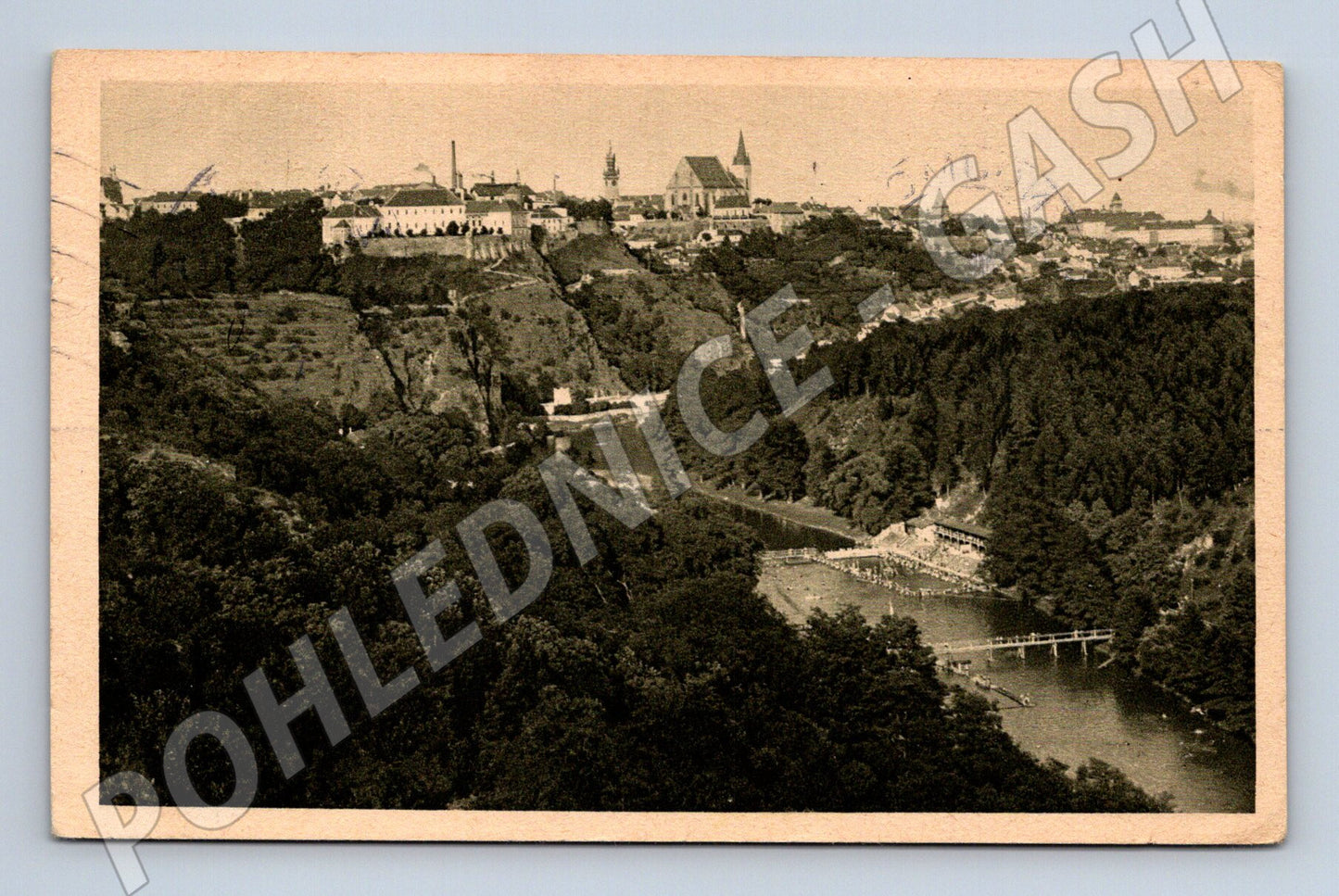 Pohlednice Znojmo Údolí Dyje (M13062)