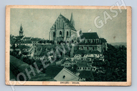 Pohlednice Znojmo Kostel sv. Mikuláše a hrad (M13063)