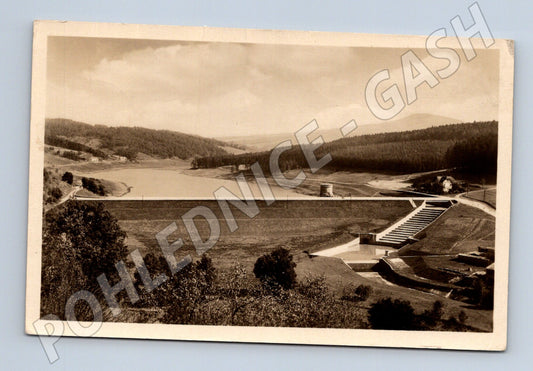 Pohlednice Lázně Luhačovice přehrada (M13070)