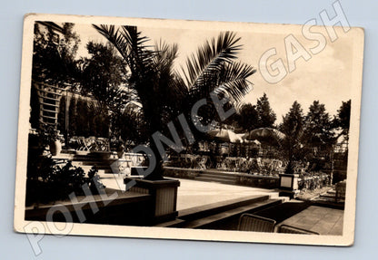 Pohlednice Luhačovice Zahrada hotelu Alexandria (M13074)