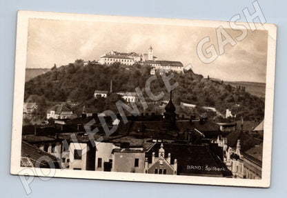 Pohlednice M13080 Špilberk Brno (1948, stará pohlednice)