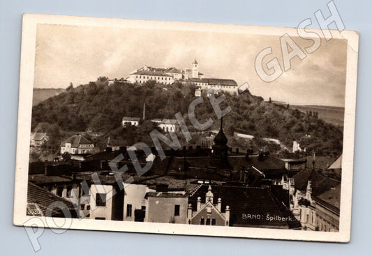 Pohlednice M13080 Špilberk Brno (1948, stará pohlednice)