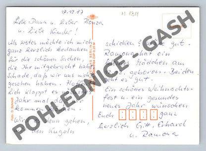 Pohlednice Německo 1987 Ein frohes Weihnachtsfest (M1311)