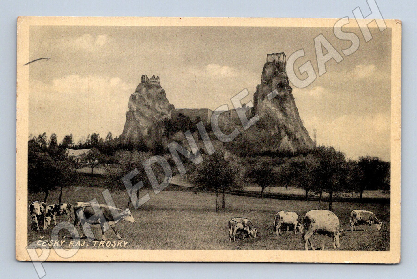 Pohlednice Hrad Trosky Český ráj (M13122)