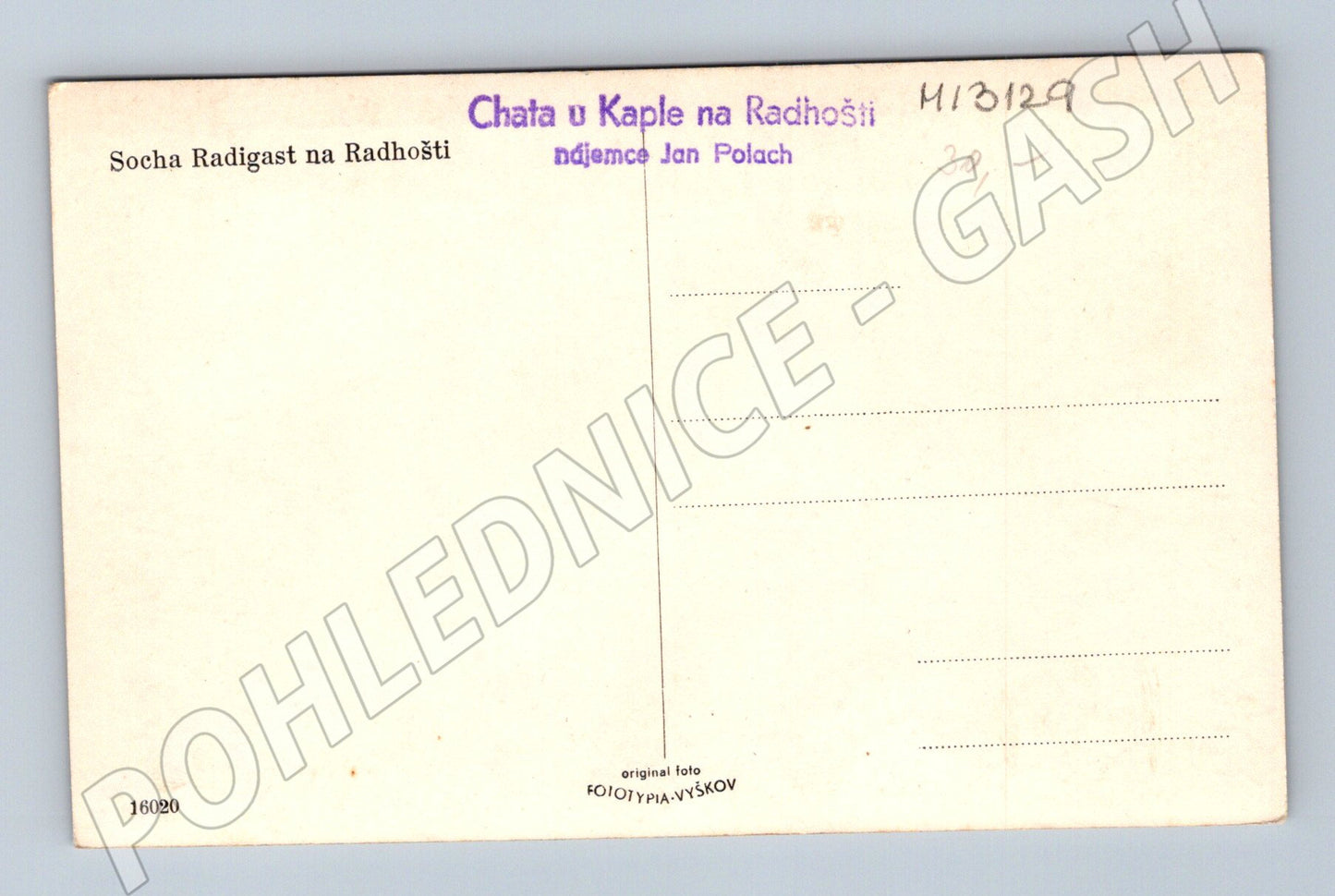 Pohlednice Socha Radegasta Radhošť (M13129)