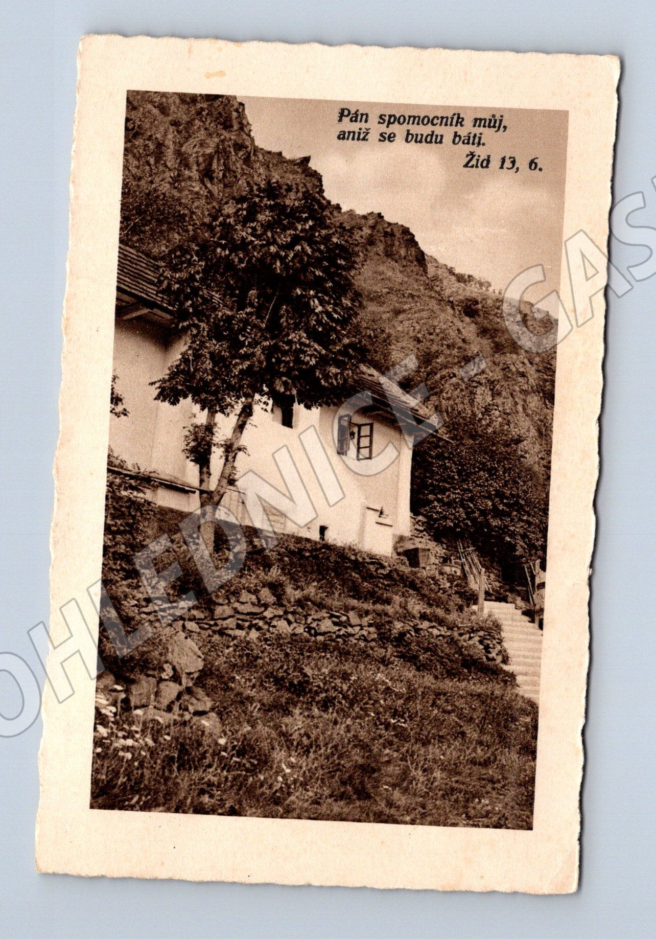 Pohlednice Dům Žamberk 1933 (M13132)