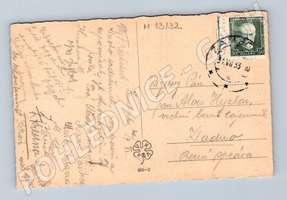 Pohlednice Dům Žamberk 1933 (M13132)