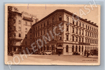 Pohlednice Hotel Slavia Brno 1936 (M13173)