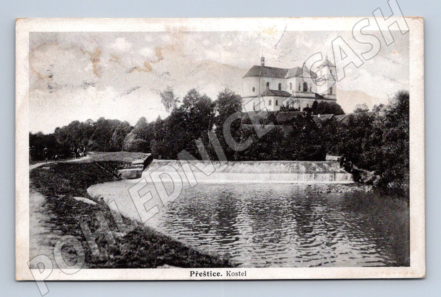 Pohlednice Přeštice kostel, ČR (M13175)