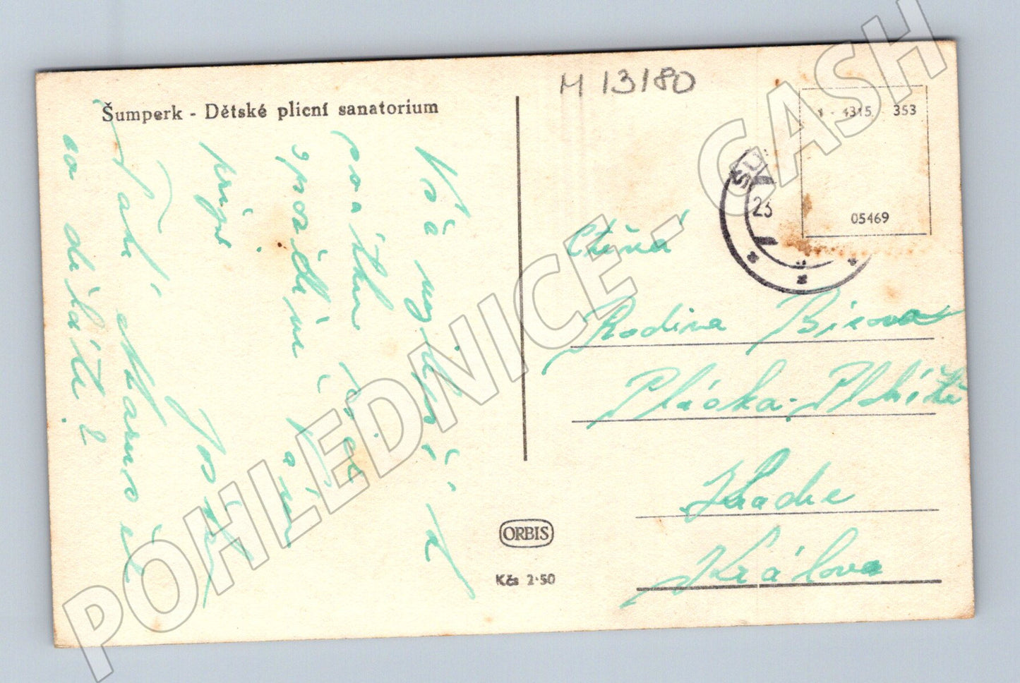 Pohlednice Dětské plicní sanatorium Šumperk (M13180)