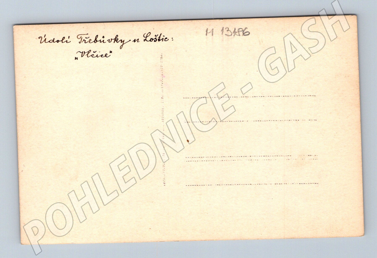 Pohlednice Údolí Třebůvky u Loštic – Vlčice (M13186)