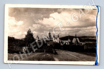 Pohlednice Klatovy od východu historická pohlednice (M13188)