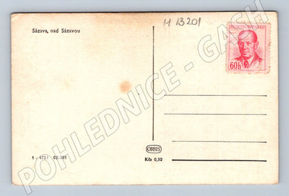 Pohlednice Sázava nad Sázavou historická (M13201)