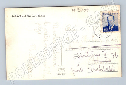 Pohlednice Sázava nad Sázavou zámek (M13208)
