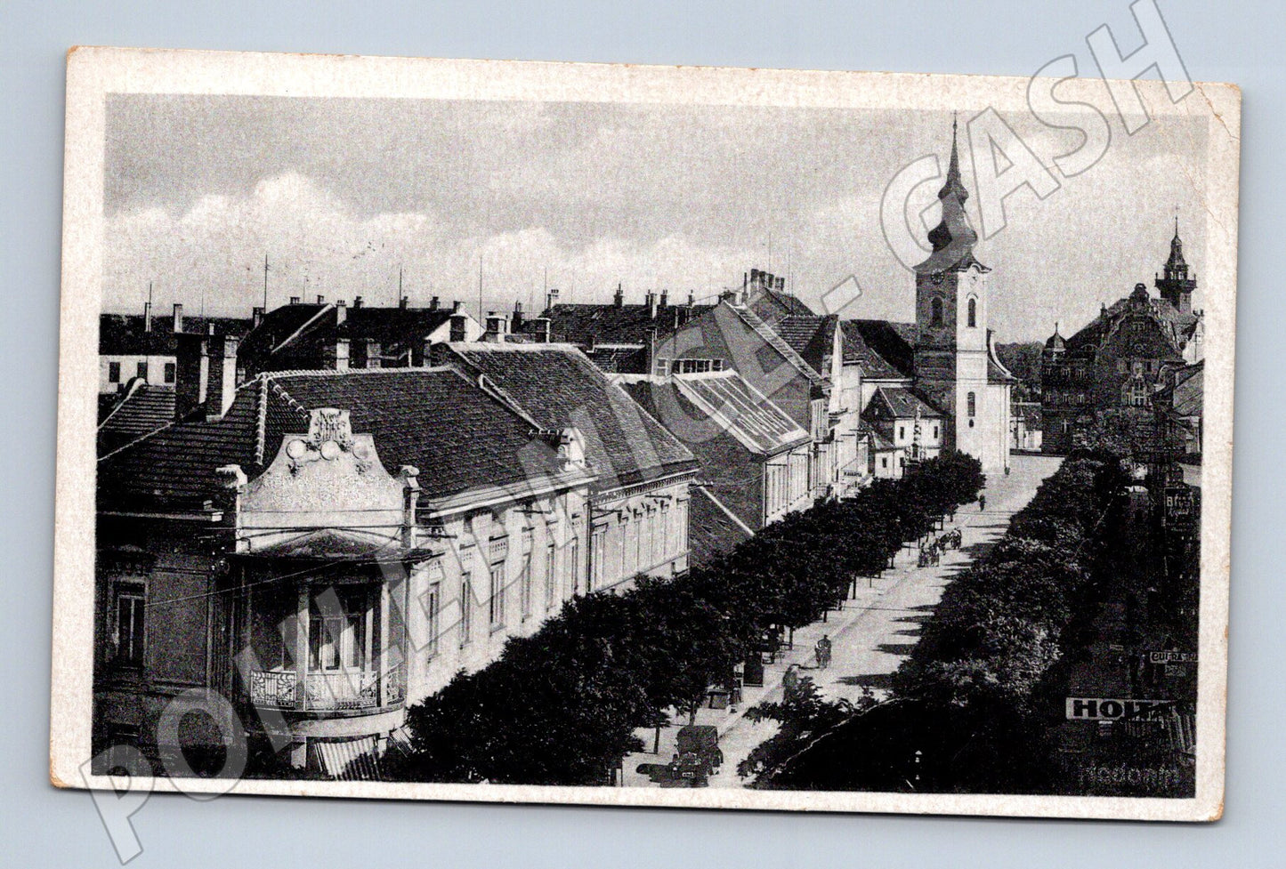 Pohlednice Hodonín historická protektorát 1944 (M13224)
