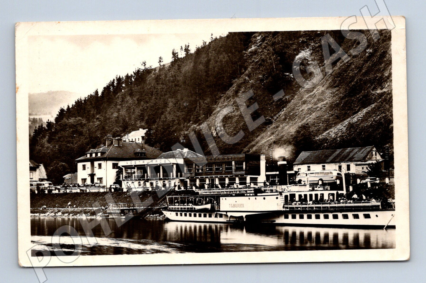 Pohlednice Štěchovice výletní parník T. G. Masaryk (M13225)