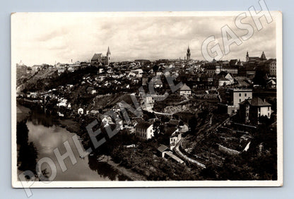 Pohlednice Znojmo celkový pohled historická (M13229)