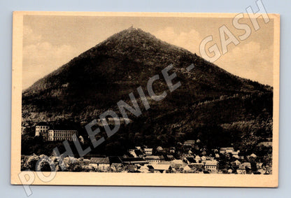 Pohlednice Milešovka Československo černobílá (M13254)