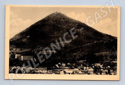 Pohlednice Milešovka Československo černobílá (M13254)