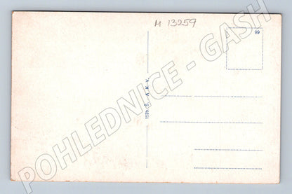Pohlednice Benešov historická náměstí před 1950 (M13259)