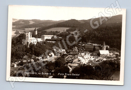 Pohlednice Rožmberk na Šumavě historická Frant Seidel (M13265)