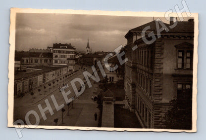 Pohlednice Přerov stará poštou prošlá 1946 T. G. Masaryk (M13269)