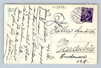 Pohlednice Náchod zámek historická 1941 (M13272)
