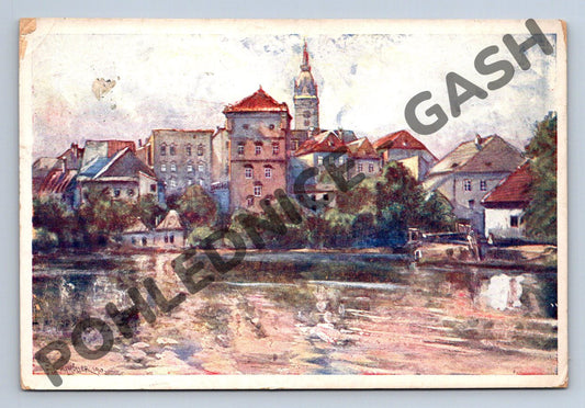Pohlednice Jindřichův Hradec Vajgar 1910 (M133)