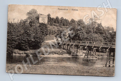Pohlednice Pardubice Vinice stará do 1950 (M13316)