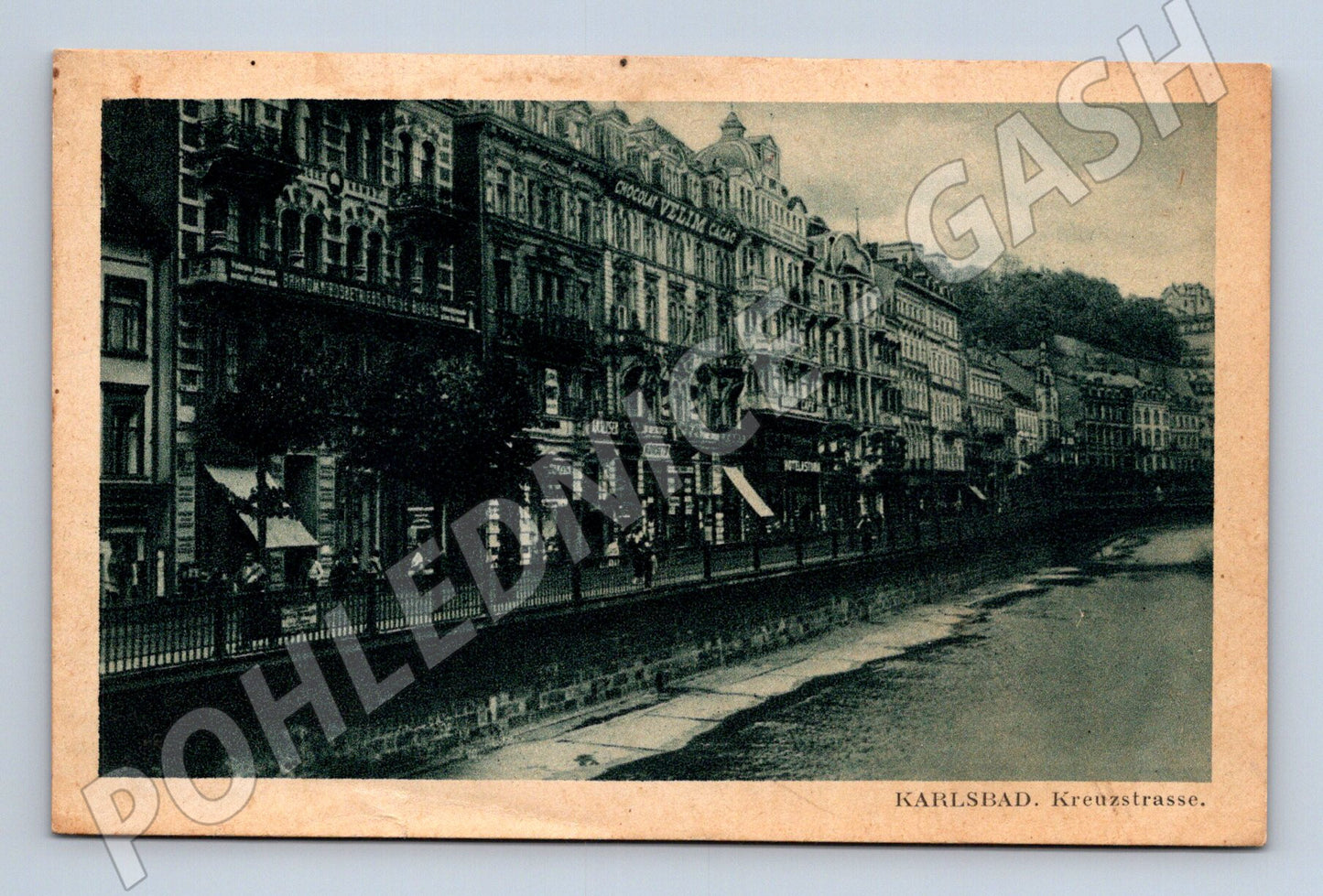Pohlednice Karlovy Vary Kreuzstrasse Karlsbad (M13325)