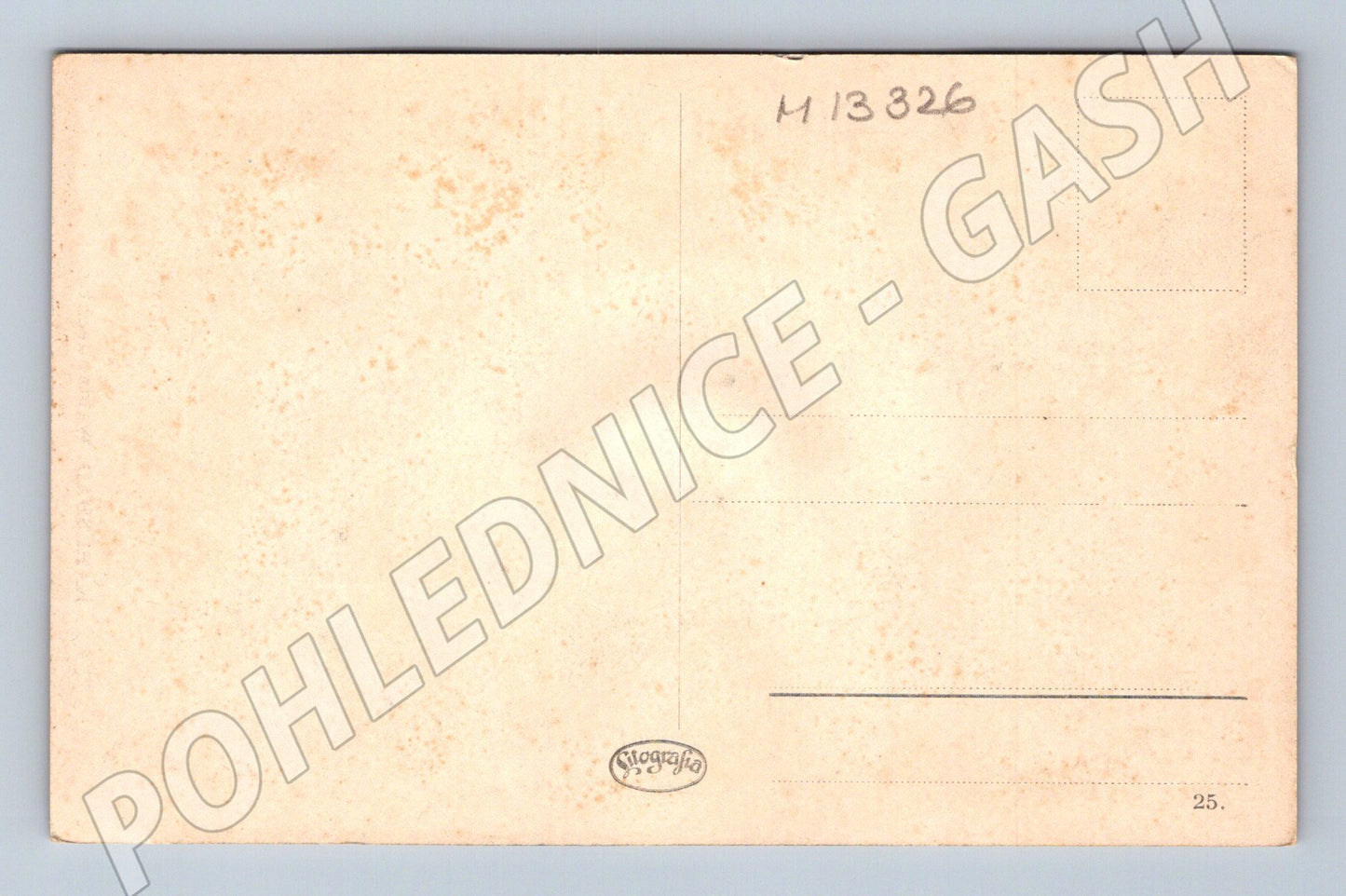 Pohlednice Karlovy Vary Waldandacht Karlsbad do 1950 (M13326)