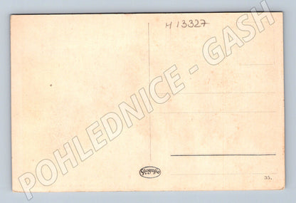 Pohlednice Karlovy Vary Zámecký vrch historická (M13327)