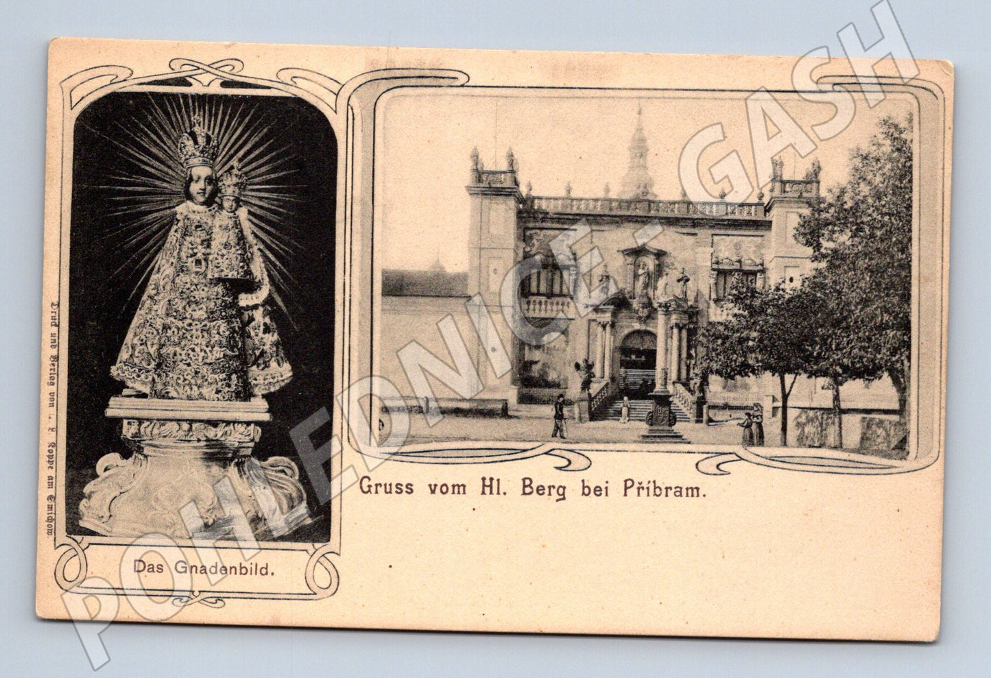 Pohlednice Svatá Hora u Příbrami Das Gnadenbild (M13340)
