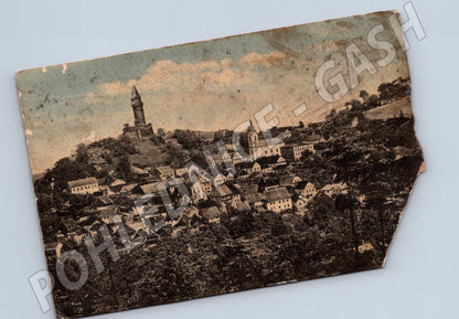 Pohlednice Štramberk Trúba ručně psaná cca WWI (M13341)