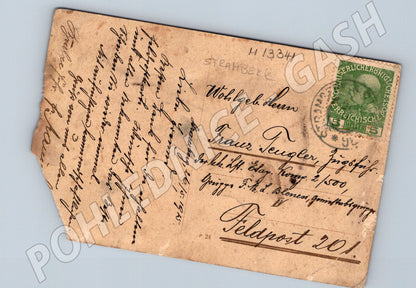 Pohlednice Štramberk Trúba ručně psaná cca WWI (M13341)