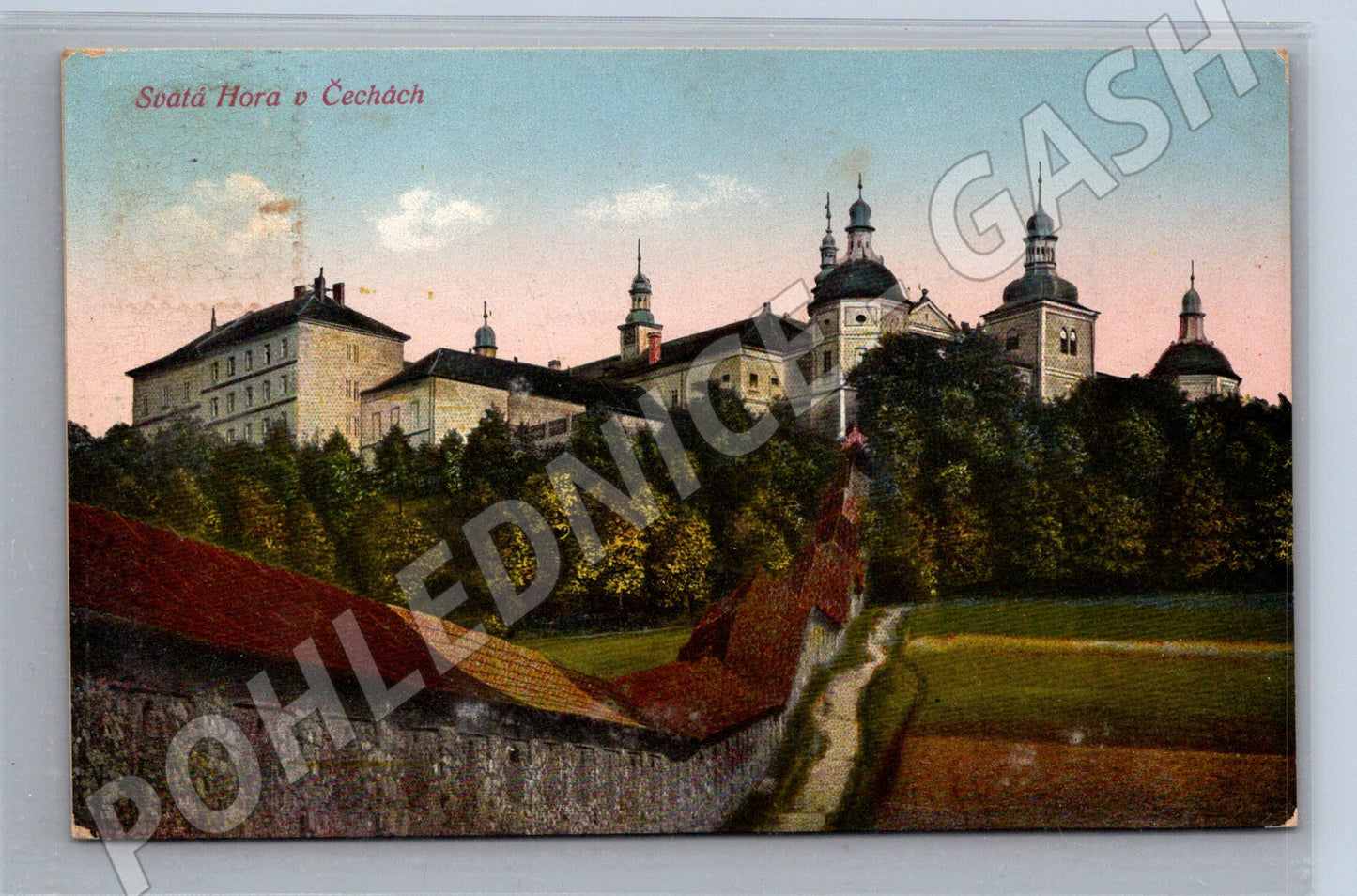 Pohlednice Svatá Hora v Čechách kolorovaná (M13351)