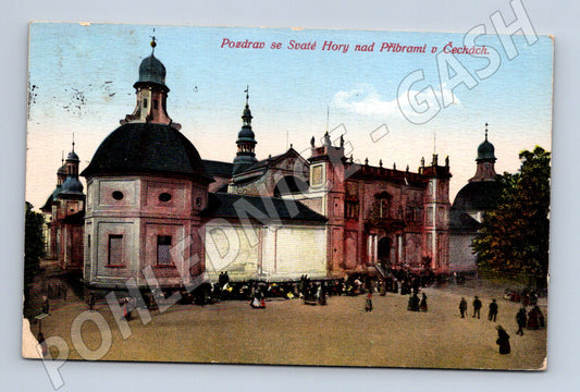 Pohlednice Svatá Hora nad Příbramí 1928 (M13352)