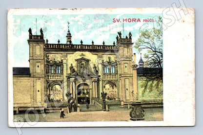 Pohlednice Svatá Hora Příbram historická 1908 (M13356)