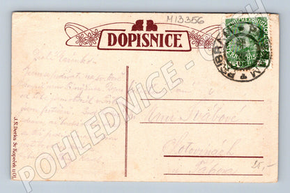 Pohlednice Svatá Hora Příbram historická 1908 (M13356)