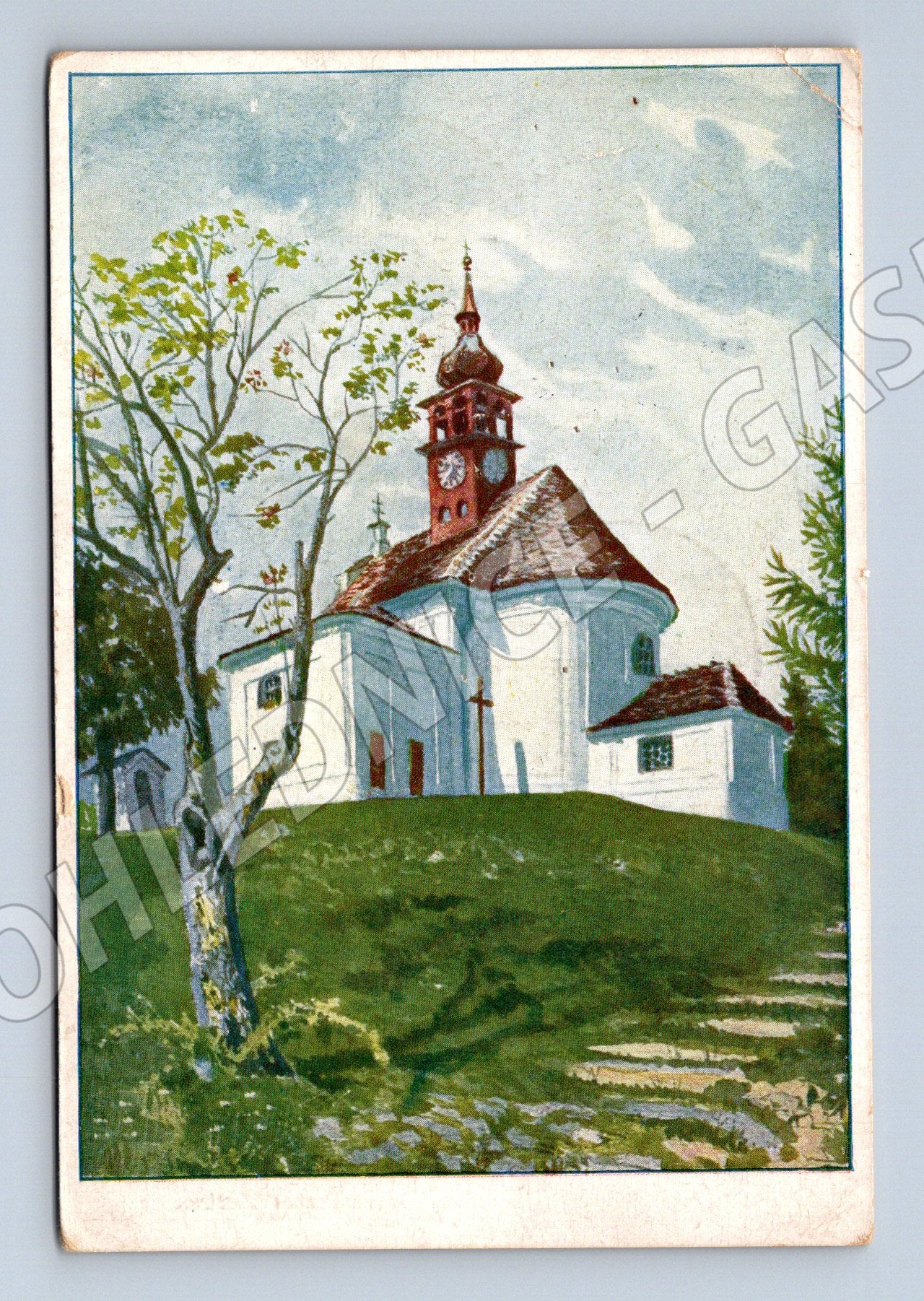 Pohlednice Praha Višňovice O. Laxa poštou prošlá (M13358)