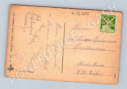 Pohlednice Most u Teufelsee Wand J. Seidel do 1950 (M13359)