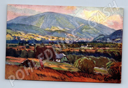 Pohlednice Údolí Čeladné Beskydy St. Lolek 1924 (M13364)