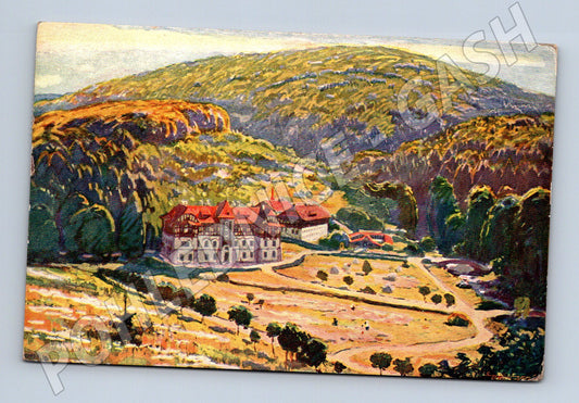 Pohlednice Luhačovice lázně Jestřabí do 1950 (M13376)
